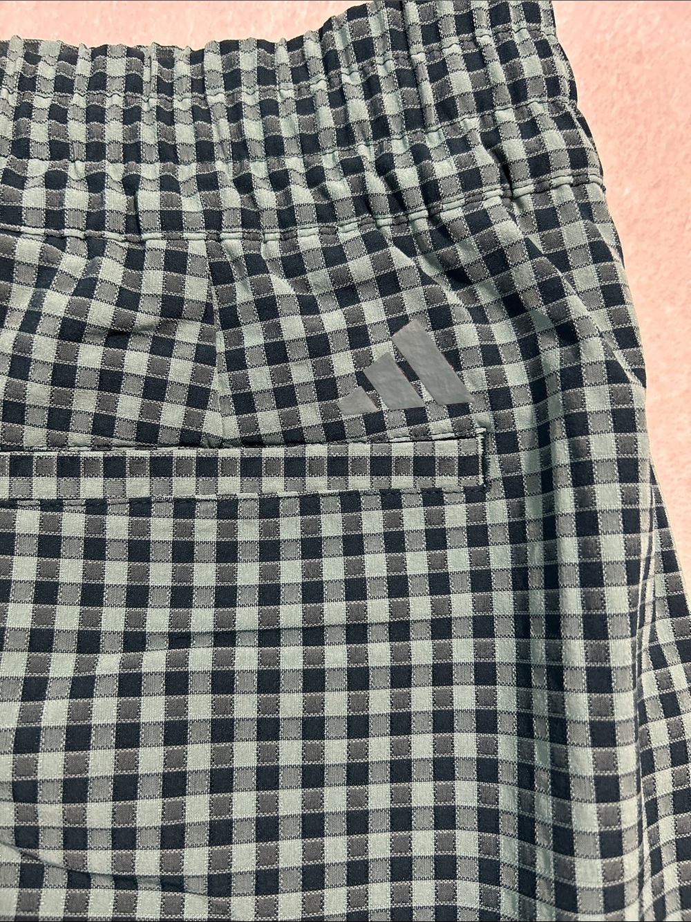 Adidas Medium Skirt Ultimate 365 Golf Gingham Skort Aurora Ivy Undershorts NWT - Picture 10 of 14